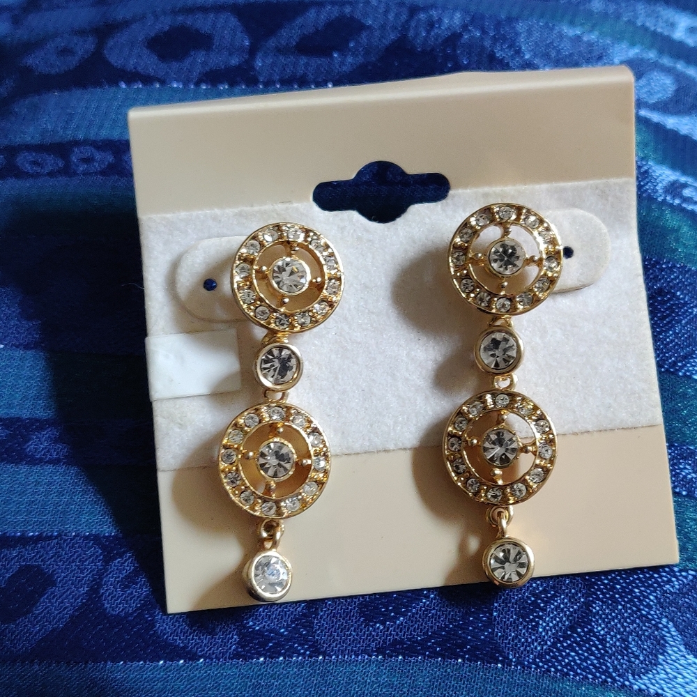 Gold plated earring